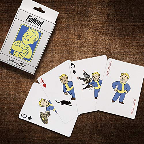 Fallout Playing Cards Deck - Depicting Your Favorite Vault Boy Perks From The Video Game - Full 52 Card Deck #TOP4