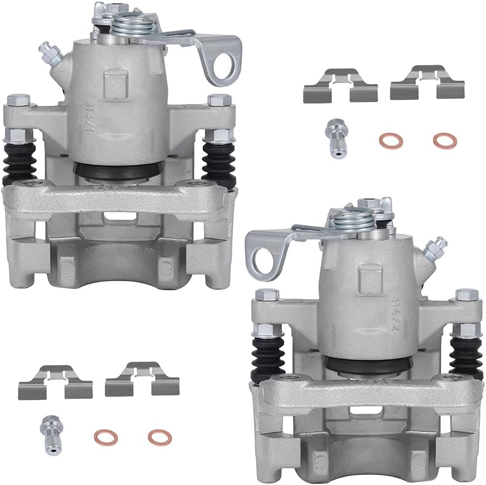 AUTOMUTO Rear Left & Right 19B2575 19B2574 Disc Brake Calipers With Bracket For Audi TT Quattro 2000-2006 For Volkswagen For Jetta 2000-2005 For Volkswagen For Jetta City 2007-2009