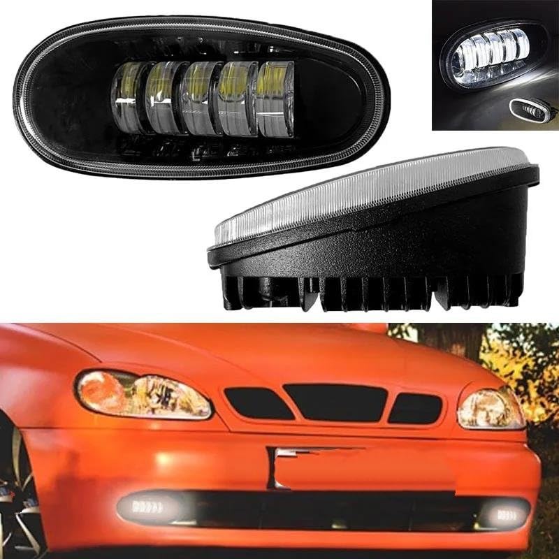 Phare LED antibrouillard Daewoo Lanos ensemble DRL 5 lentilles - 4