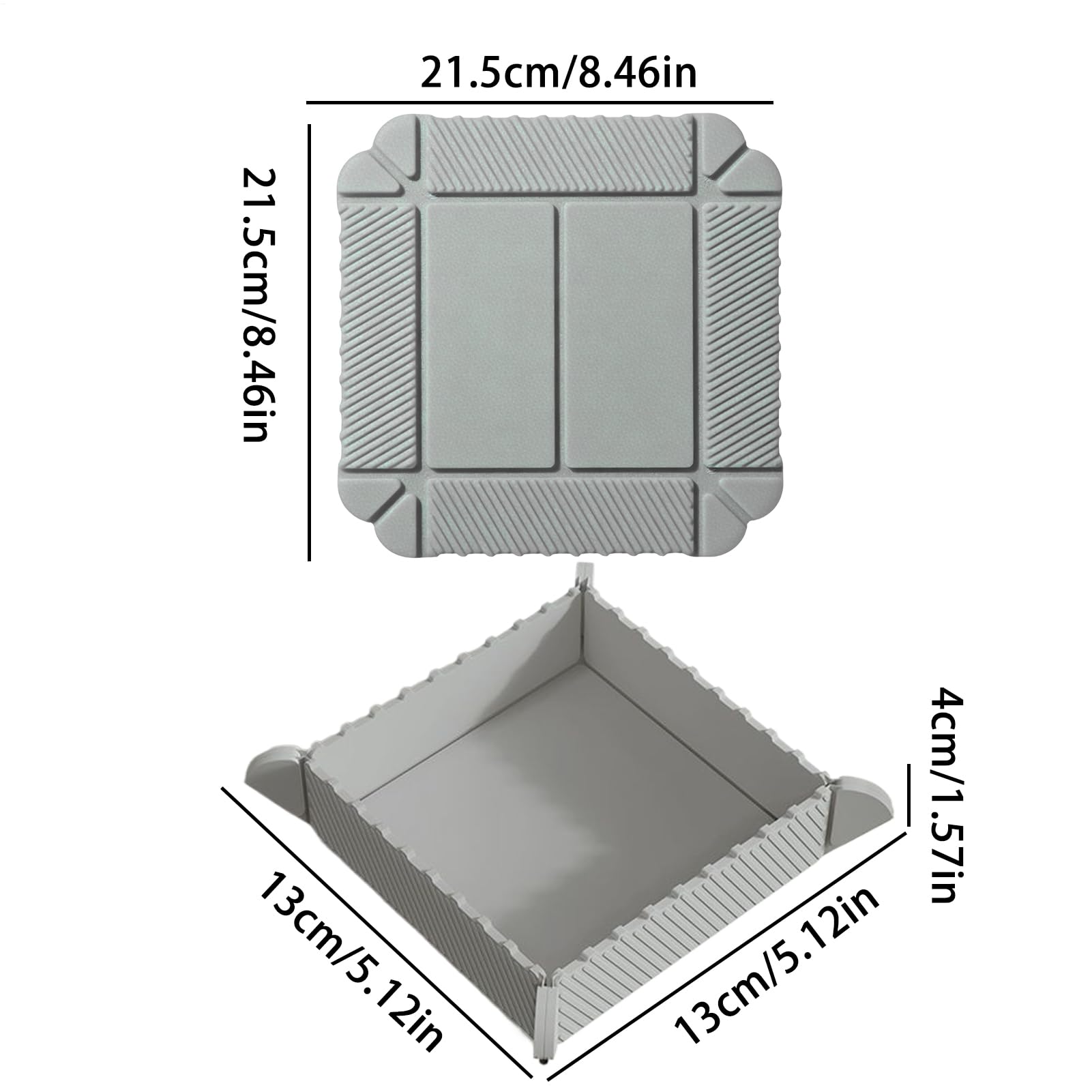 Tabla de Cortar Plegable Contenedor de Silicona Magnético