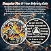 Dumpster Fire Skull 11 Year Sobriety Coin - The Strongest Steel is Forged AA Coins - Recovery Addiction NA AA Chips and Medallions - Celebrate Clean Narcotics Alcoholics Anonymous Gifts for Men Women