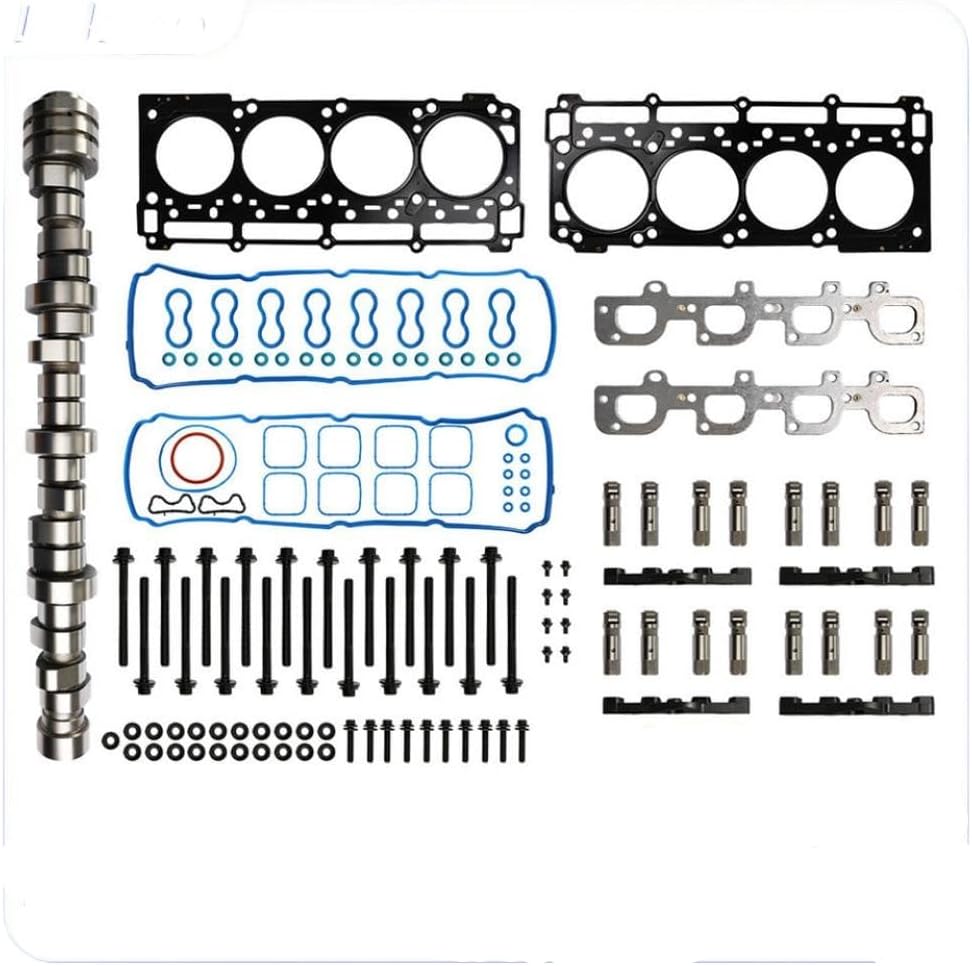 MDS Lifters Camshaft Full Gasket Set Bolts Compatible With 6.4L Hemi Engines Compatible with Challenger Cherokee And Ram Models 2012-2020