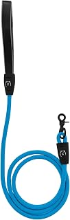 ShawnCo Basecamp Rope Dog Leash- Premium, Durable Pet Leash with Soft Neoprene Padded, Reflective Handle for Small, Medium and Large Dogs (Oceanic Blue, 5 Feet)