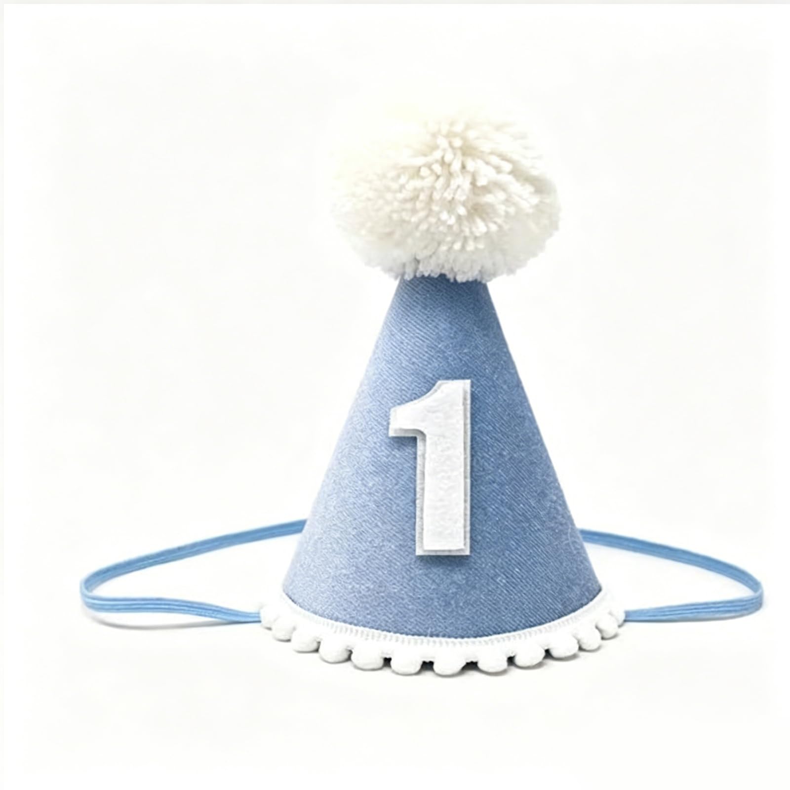 1st Birthday, Soft Hat Felt Party Hat, for Boys Girls Cake Smash Photo Prop