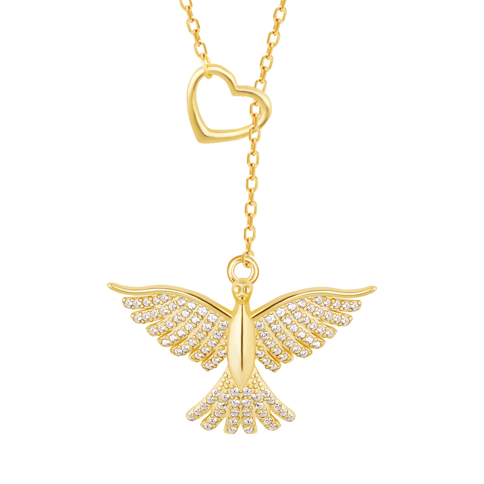 Giva925 Silver Golden Phoenix Necklace Gifts For Girlfriend Pendant To |  Desertcart Seychelles