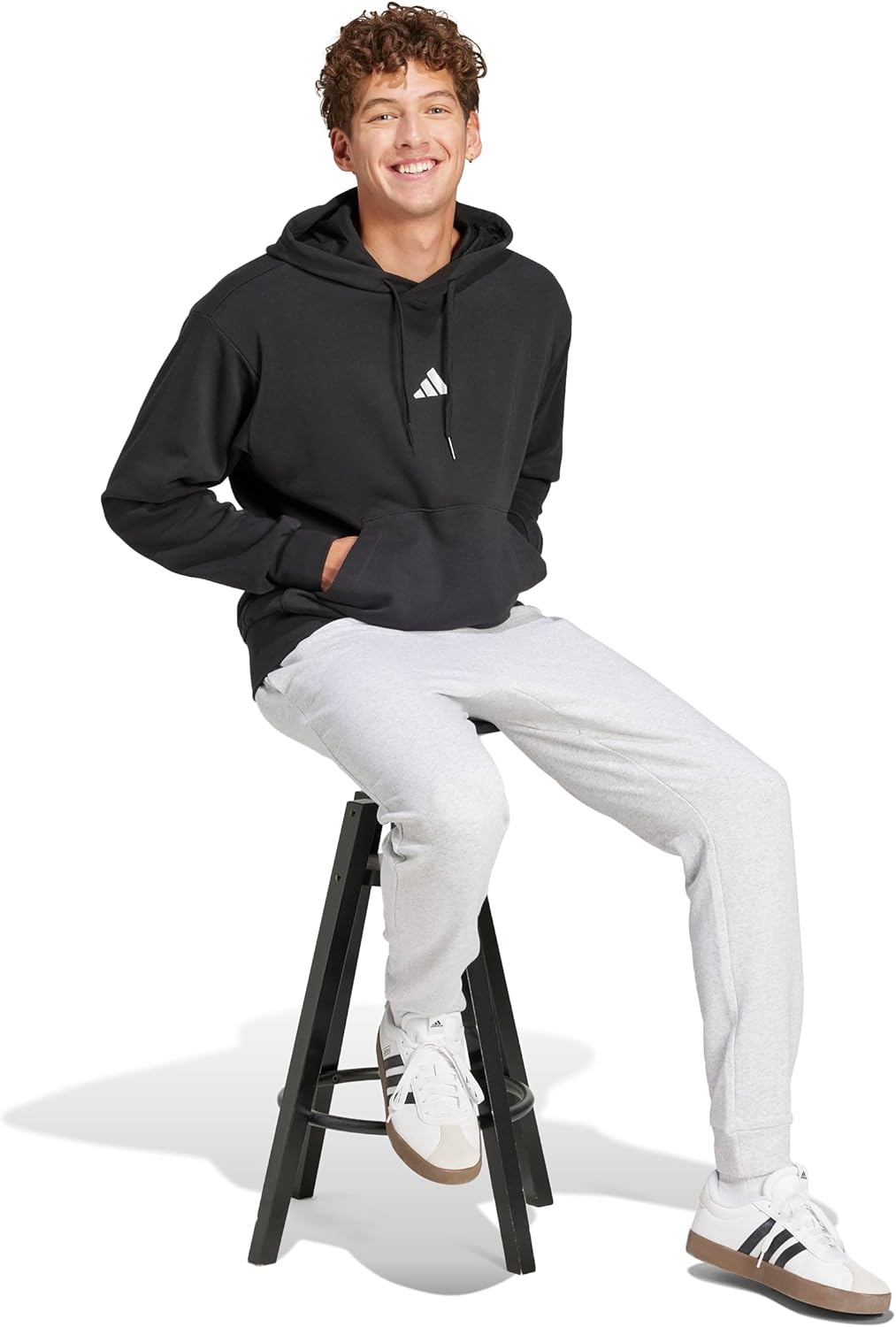 adidas Essentials Feelcozy Men's Terry Hoodie (Pack of 1)