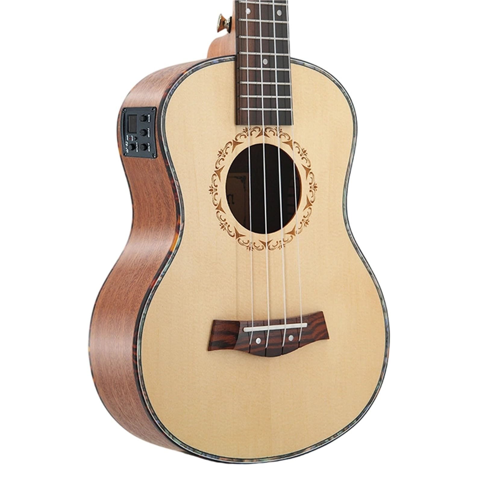 Estándar Ukelele Ukelele Eléctrico Profesional De Abeto 26 Pulgadas Cuatro Cuerdas Instrumento Musical Fácil Tocar