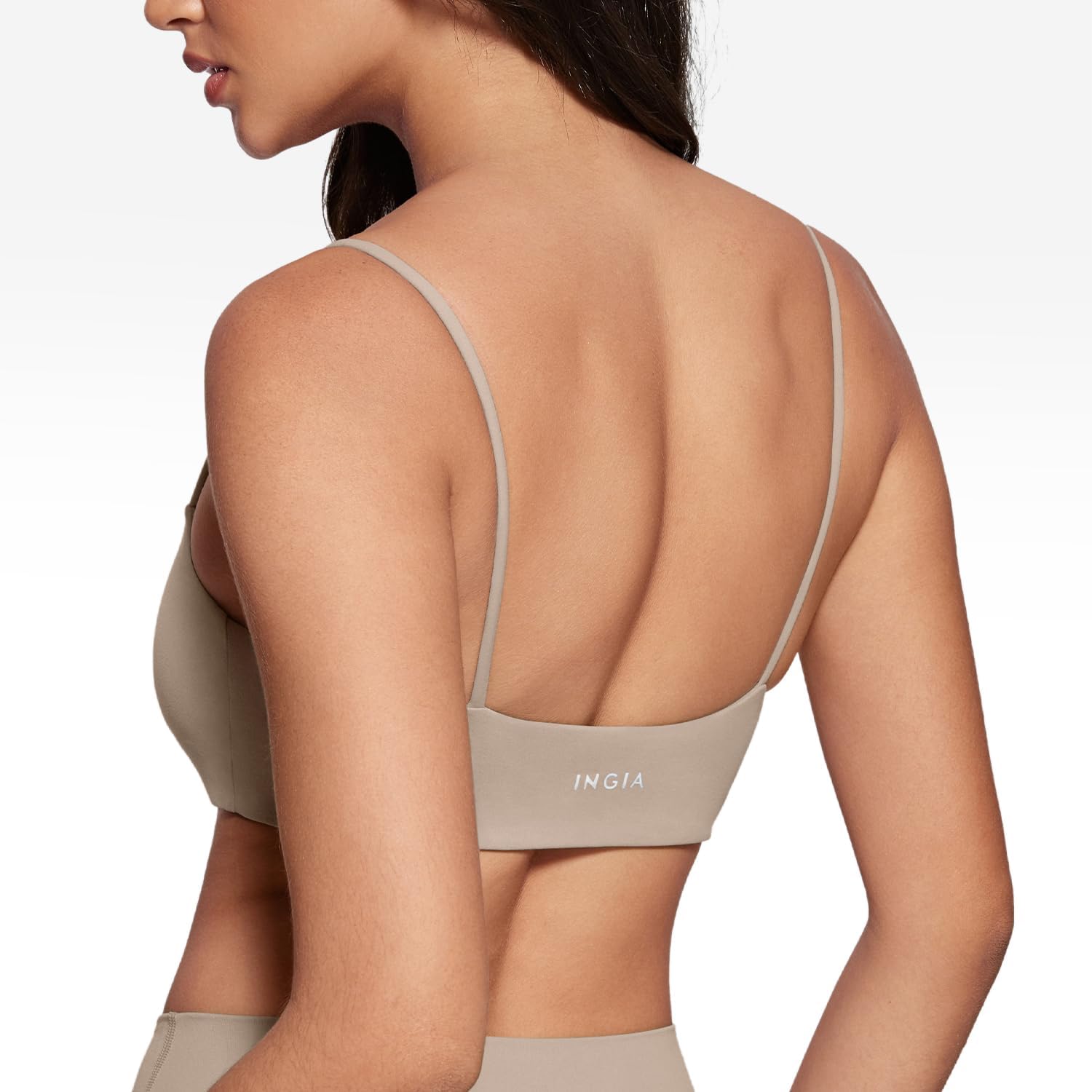 INGIA Womens Square Neck Sports Bra Workout Bra image 2