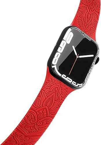 Miniatura 3 de Correas grabadas de estilo chino compatibles con correas de Apple Watch de 1.496 in 1.575 in 1.614 in 1.654 in 1.732 in 1.772 in 1.929 in para