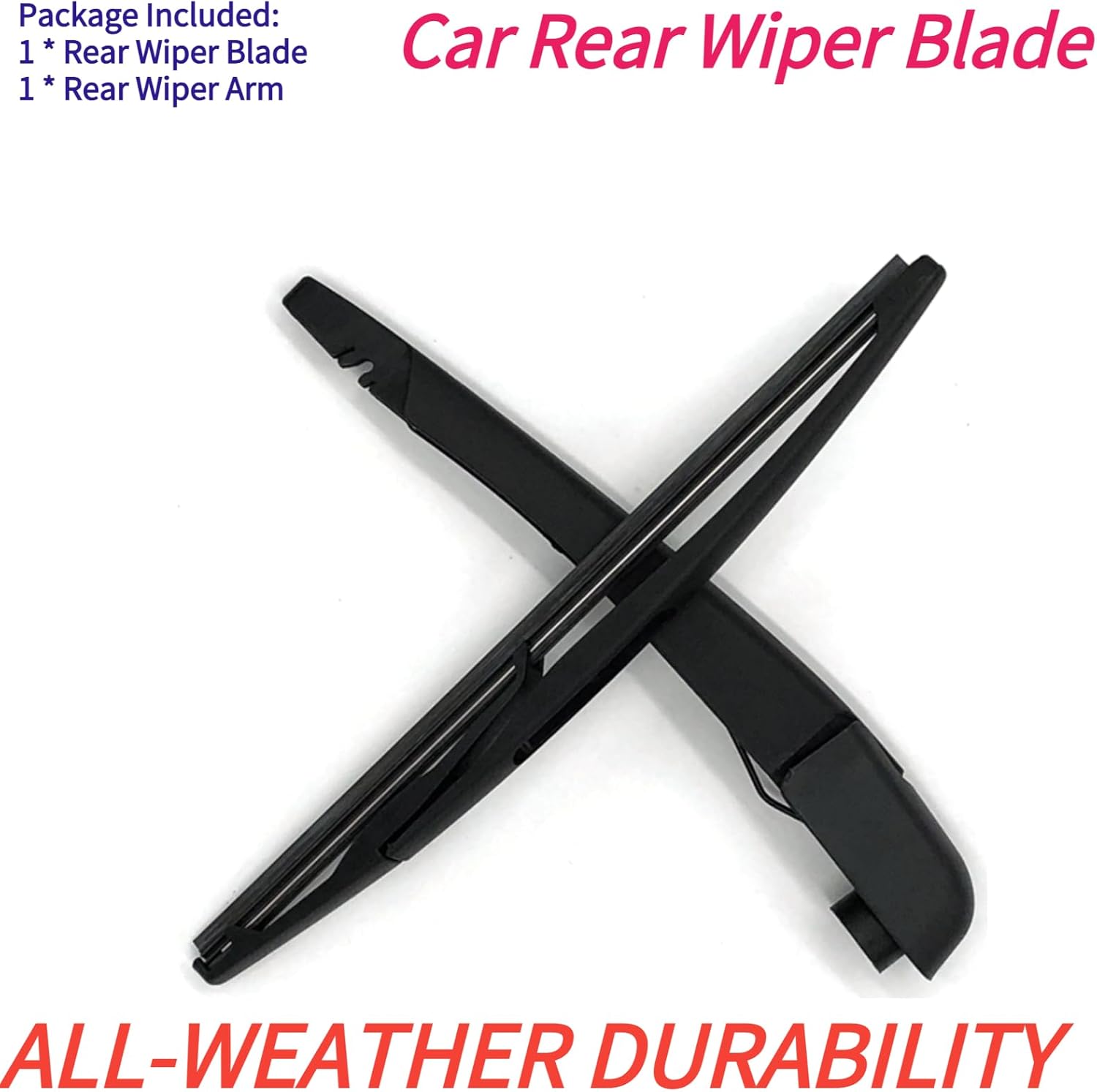 Rear Back Windshield Wiper Blade Arm for Chevy Sonic hatchback 2012-2020 2019 2018 2017 2016 2015 2014 2013 Exact Fit LS LT Premier trims Rear Wiper Blade Set OEM Replacement