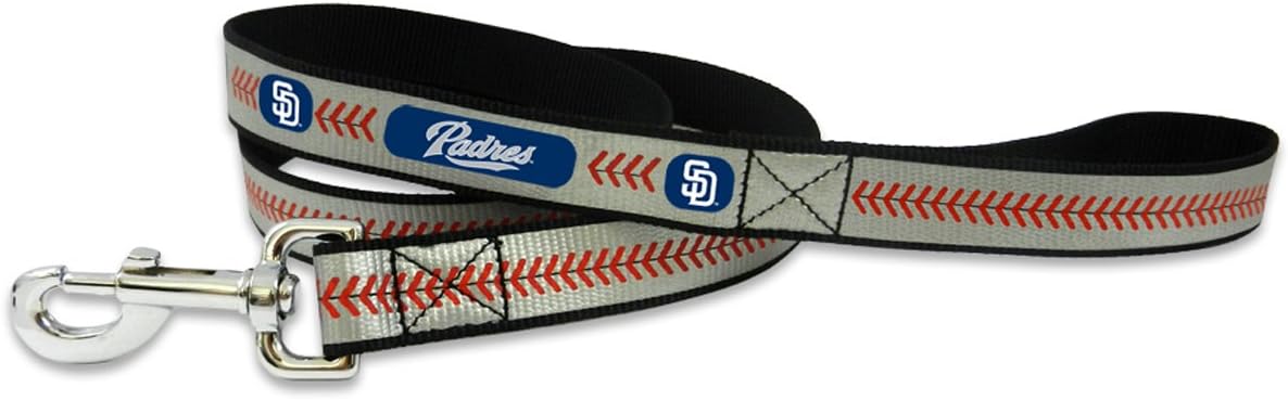MLB San Diego Padres Baseball Pet Leash, Reflective, Small