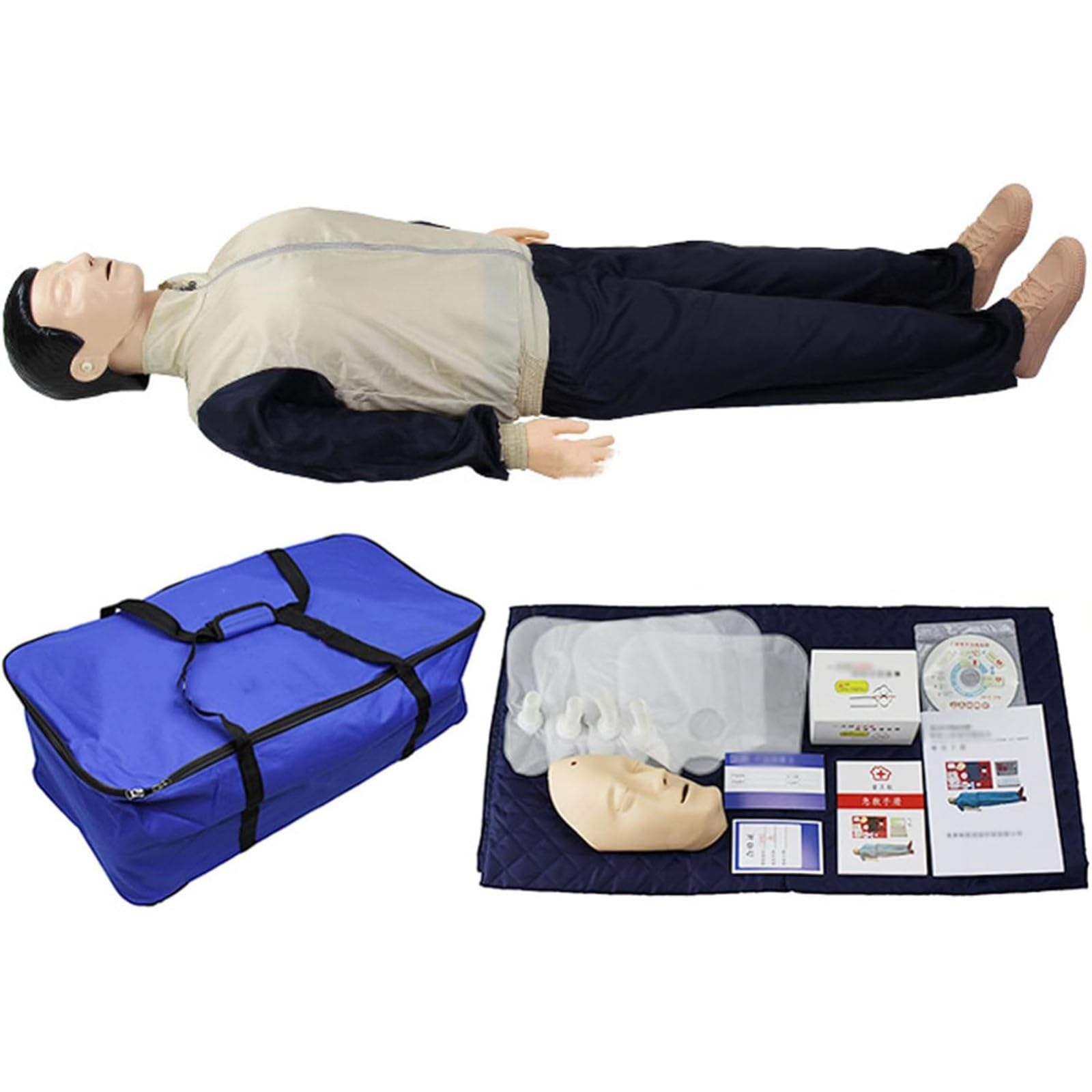 Reanimationspuppe Erste Hilfe CPR Übungspuppe Professionelle CPR für Erwachsene für Medizinisches Trainingsmaterial