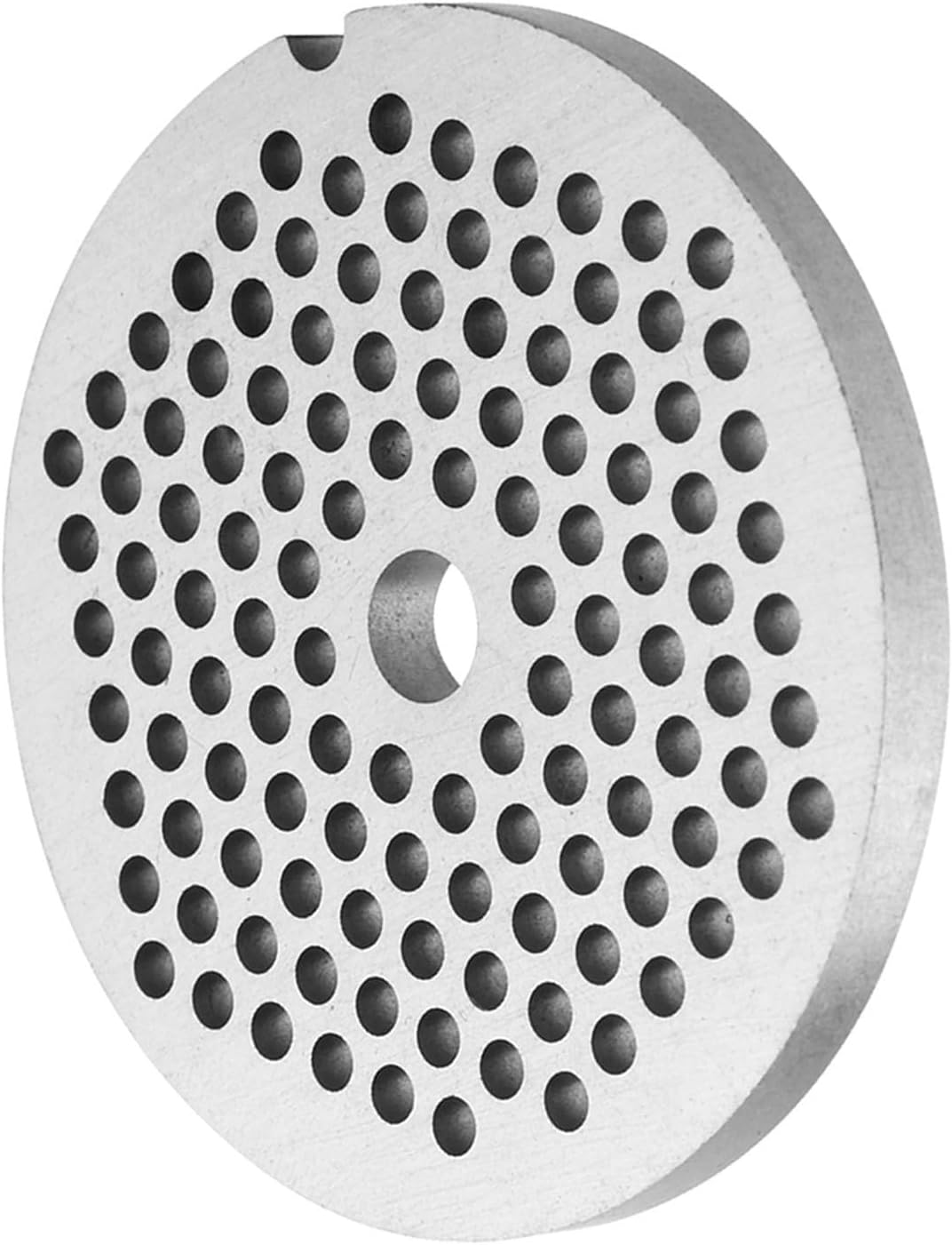 Meat Grinder Plate #7, 2-3/8" Stainless Steel Plate for Meat Grinder, Meat Grinder Discs for Kitchen Aid Mixer and Sausage Maker Attachment (Center Hole 8mm, Mince Holes 3mm)