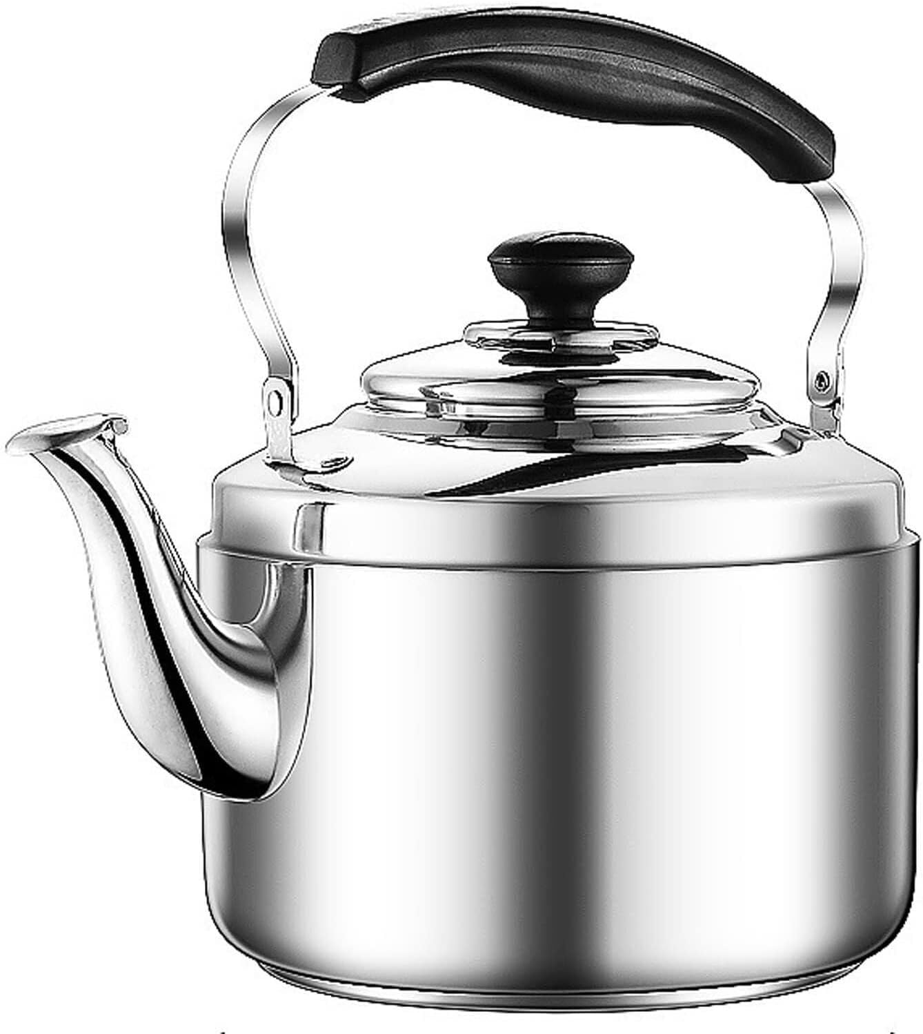Tea Kettles, Tea Kettle for Stove Top, Stainless Steel Teapot for Whistlisuitable for All Heat Sources/Color/6L,Color-5L (Color 5L)