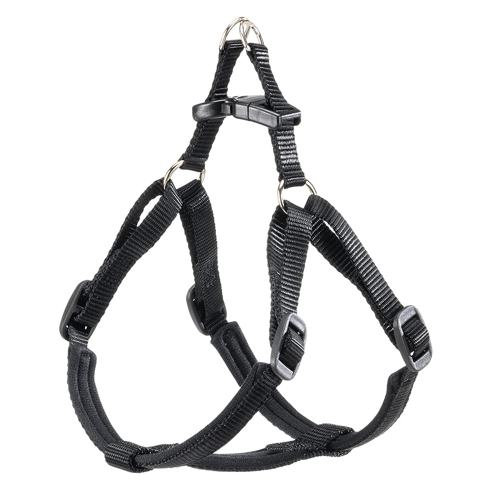 Ferplast Dog Harness DAYTONA, Small Dog Harness, Padded, Adjustable, Black