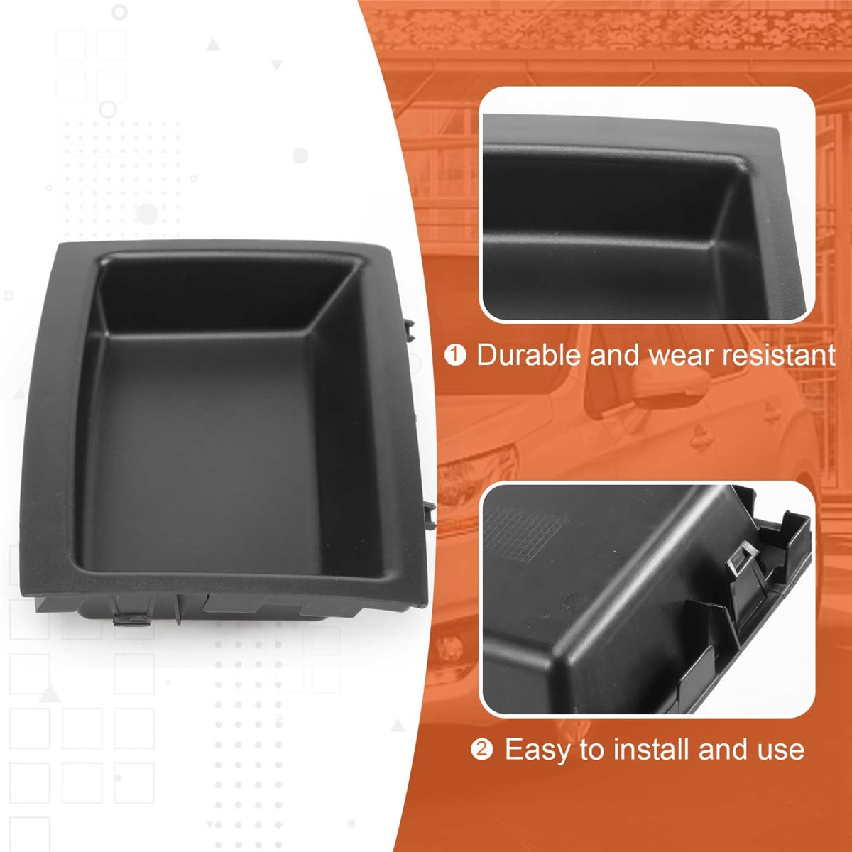 6Q0858719A Vano portaoggetti for Console Centrale Auto for Polo 9N 2002-2008
