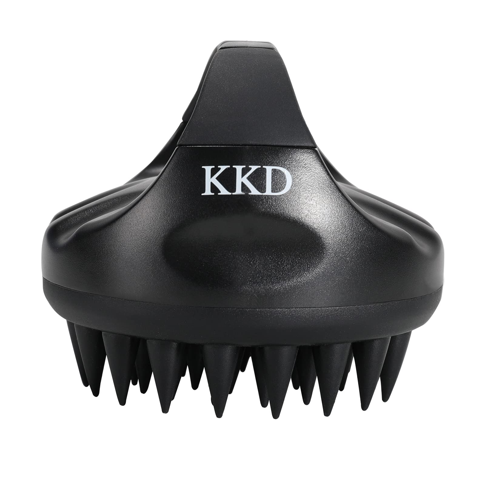 KKD Hair Scalp Massager Shampoo Brush, Scalp Care Hair Brush with Soft Silicone Scalp Massager, Exfoliate and Remove Dandruff, Promote Hair Growth ( Black)