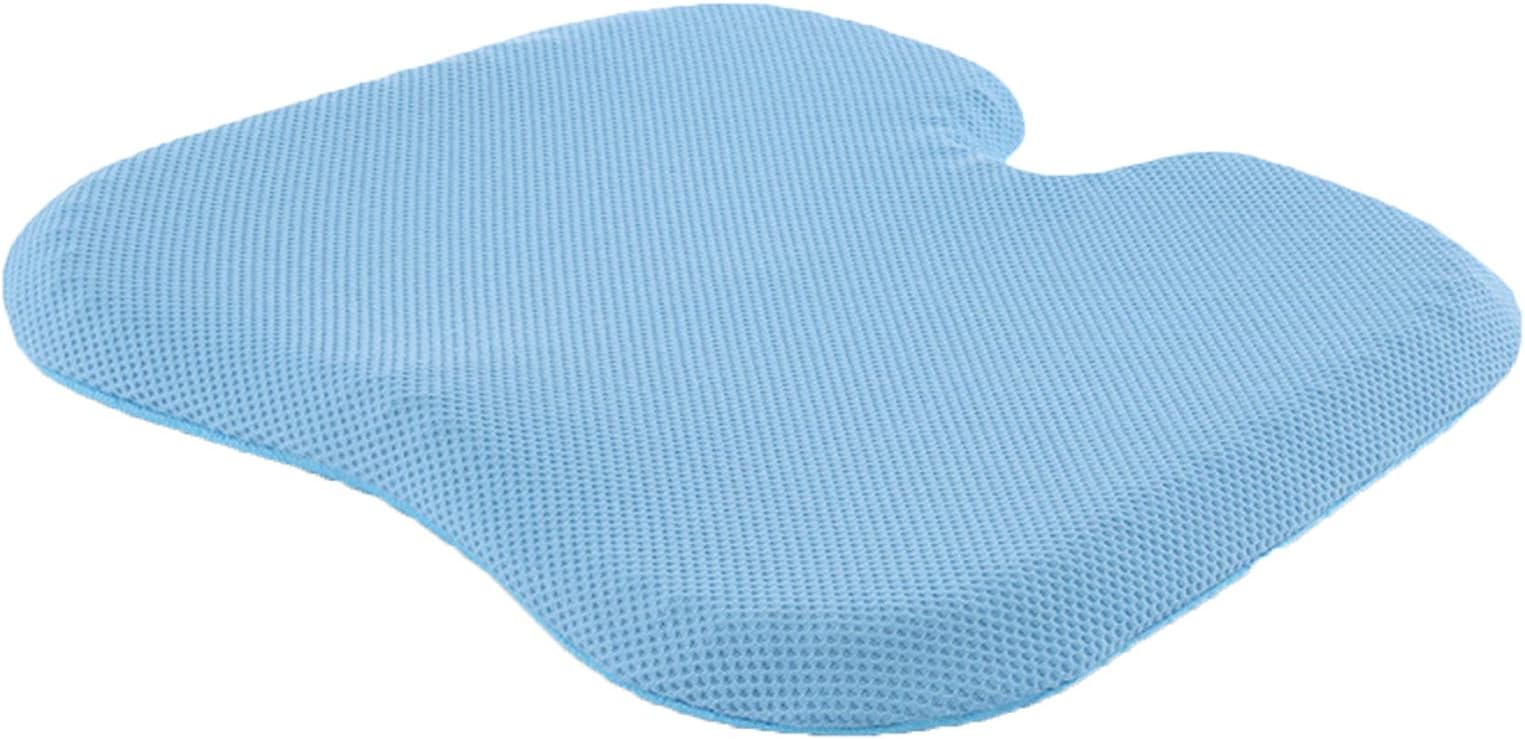 gaoxiao Gel Seat Cushion Chair Cushion For Desk Chair With Non-Slip Cover Breathable Honeycomb Pain Relief Comfortable Cooling Sweatproof BottomCushion -for Desk Chair,Car Seat,Wheelchair(Color:Blue)