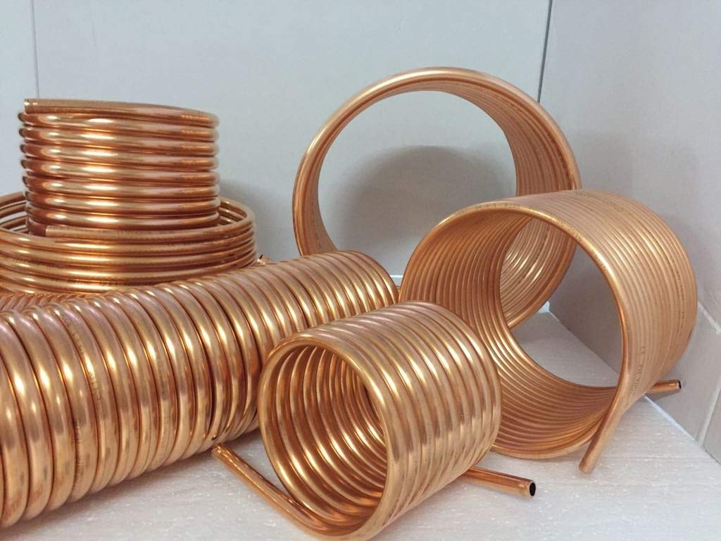 Spirale aus Kupferrohr 15x1mm weich aus 10m mit Ø ca. 30cm (Kupferrohrspirale)