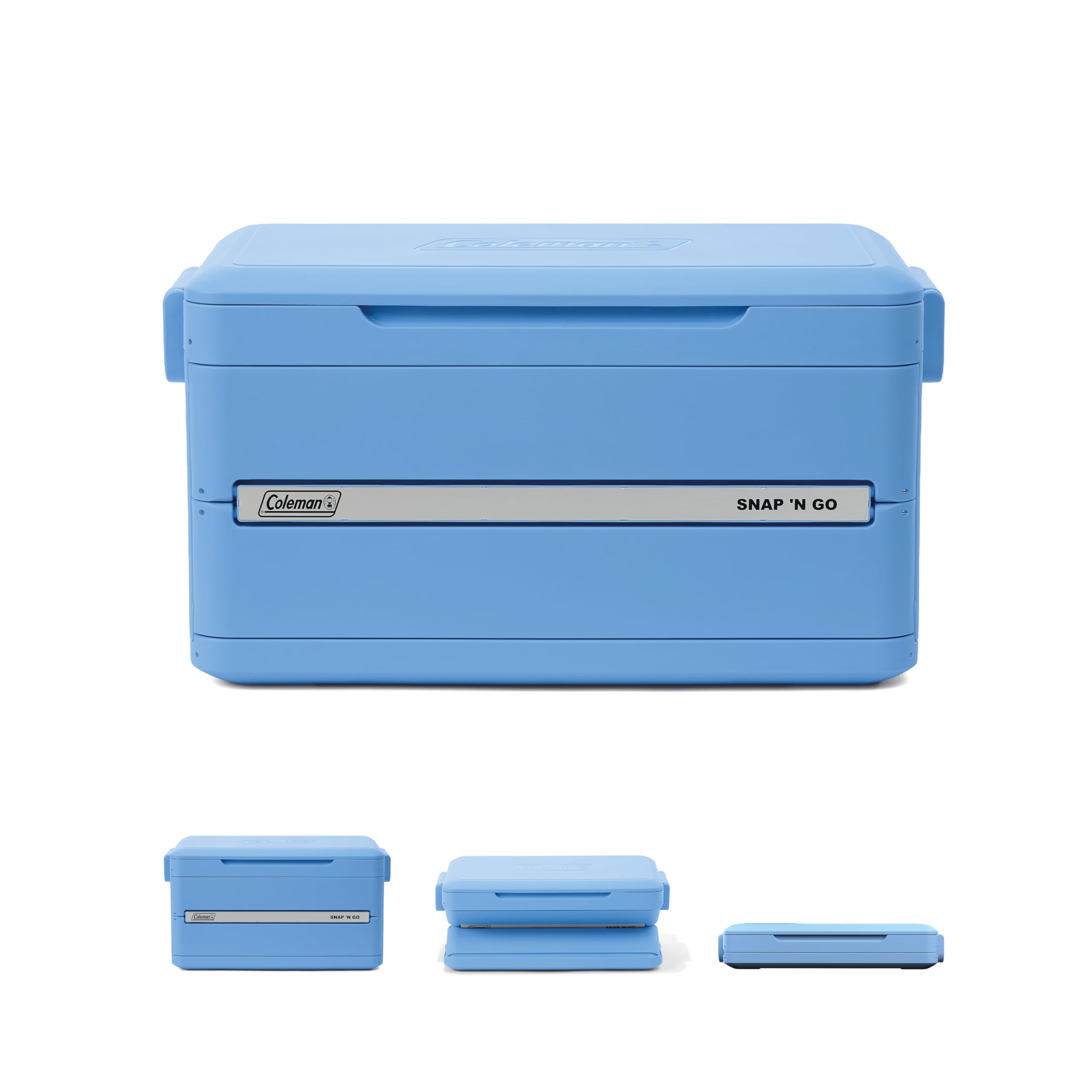 Coleman Snap 'N Go 35QT Borsa frigo pieghevole |Borsa frigo rigida isolata e compatta|Capacità 33 L |Conserva il ghiaccio per 2 giorni |Rivestimento interno rimovibile |Ideale per picnic e campeggio