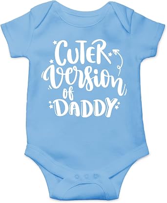 Belle Homie Cuter Version Of Daddy - Funny Baby Essentials Bodysuit - Baby Girl Clothes Newborn Boy Outfit