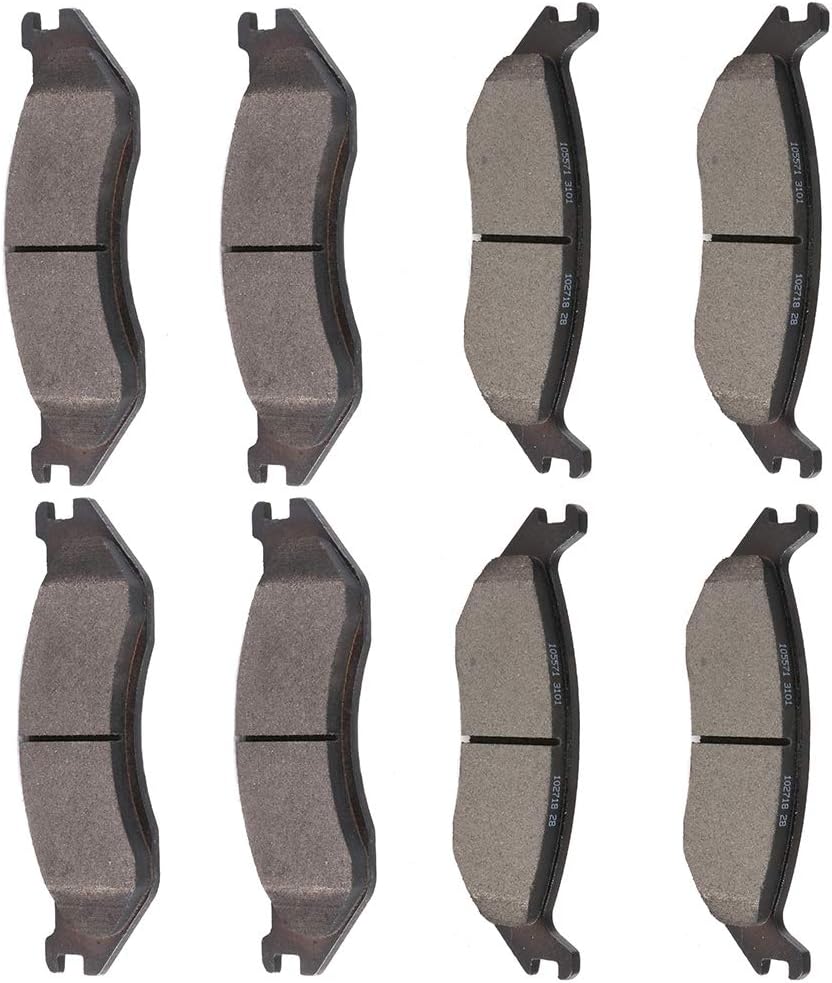 Ceramic Brakes Pads,OCPTY Quick Stop Front Rear Brake Pad fit for 2003-2006 for Dodge for Durango,2002-2005 for Dodge for Ram 1500