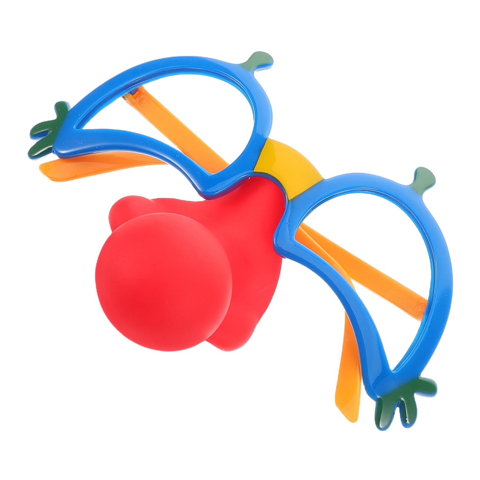Levemolo Clown Red Nose Glasses Nose Clip Glasses Party Accessory Cosplay Decorative
