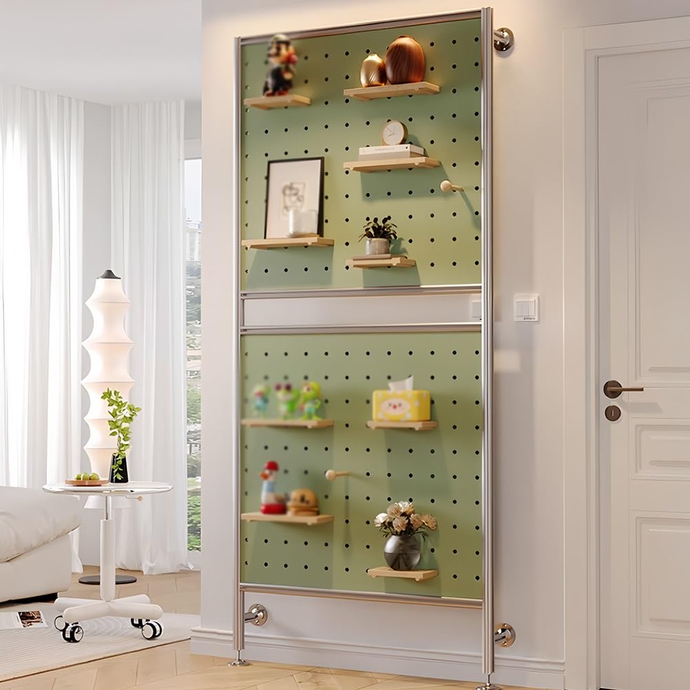 Modułowy organizer ścienny Pegboard – wszechstronny, trwały panel wyświetlacza do domu, biura, konfiguracji gier i rozwiązań do przechowywania w garażu