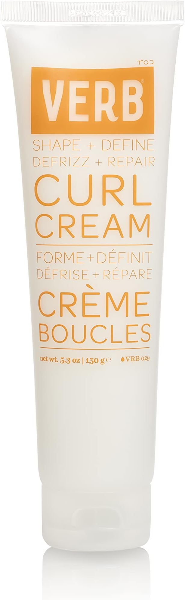 Verb Curl Cream – Vegan Curl Styling Cream – Lightweight Leave In Curl Defining Cream – Anti-Frizz Curl Cream Provides Shape, Softness and Hold – Curl Styler without Paraben and Harmful Sulfate