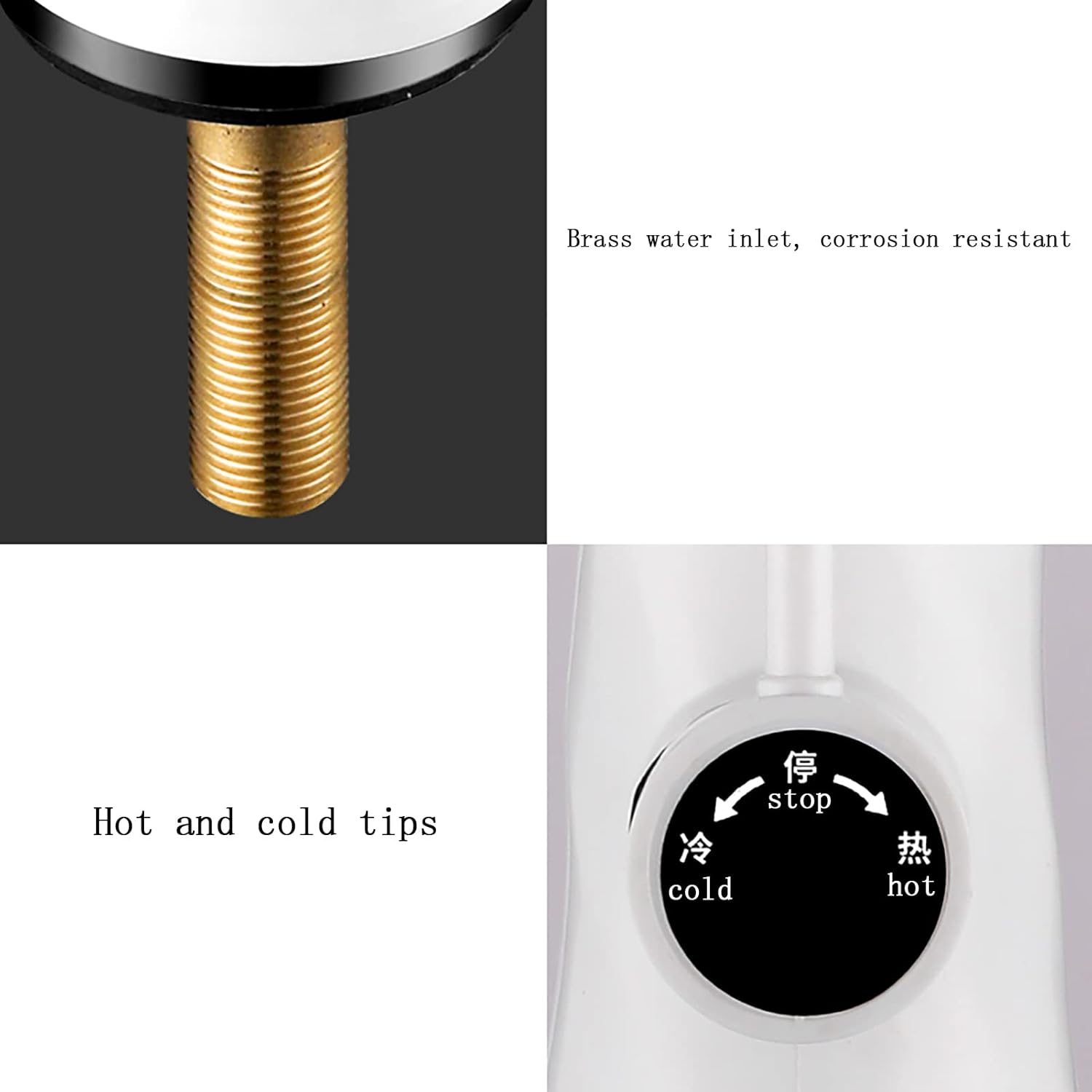 Instant Hot Water Faucet, Kitchen Electric Water Heater, Heater Heating Faucet, Tankless Instantaneous Water Heater, Temperature Display, Bathroom Kitchen Faucet,