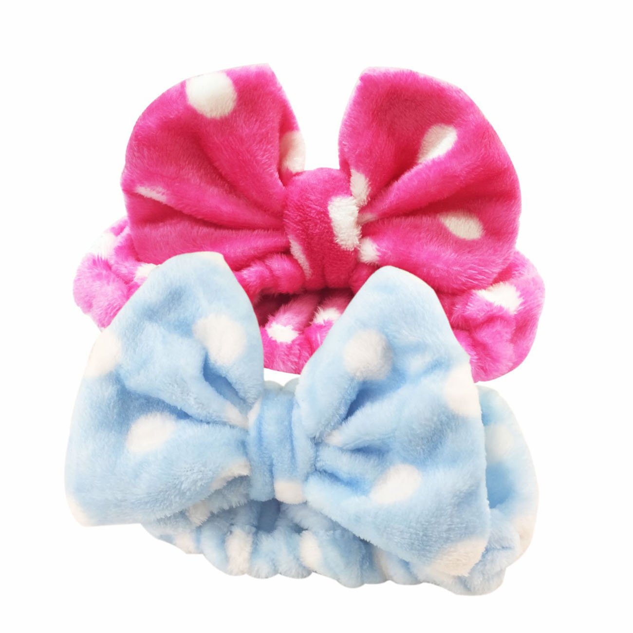 Lot de 2 Hairizone Cute extensible Nœud pour lavage visage