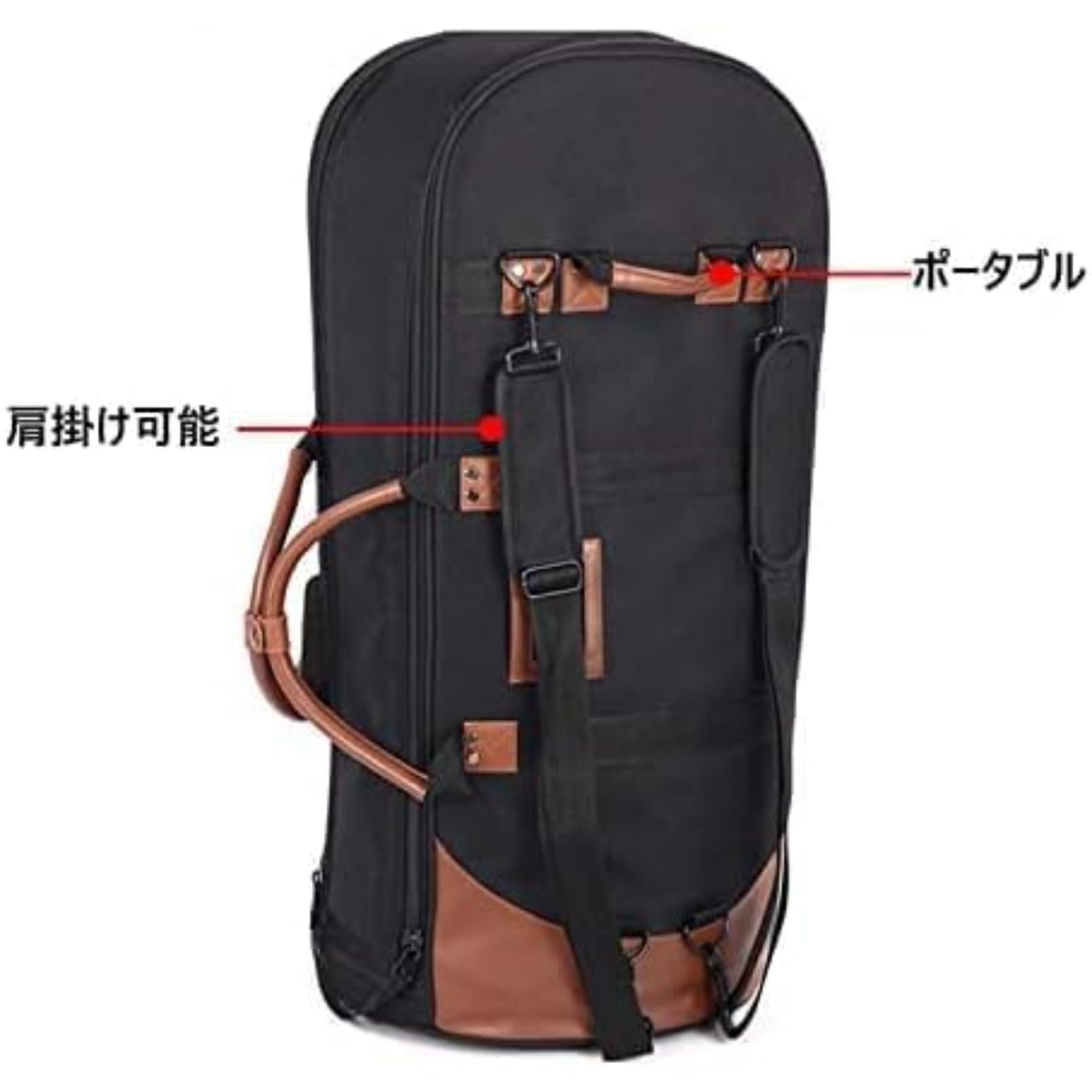 良品　ユーフォニアム　2WAYハードケース　手持ち　リュック　金管楽器　移動 良品 ユーフォニアム 2WAYハードケース 手持ち リュック 金
