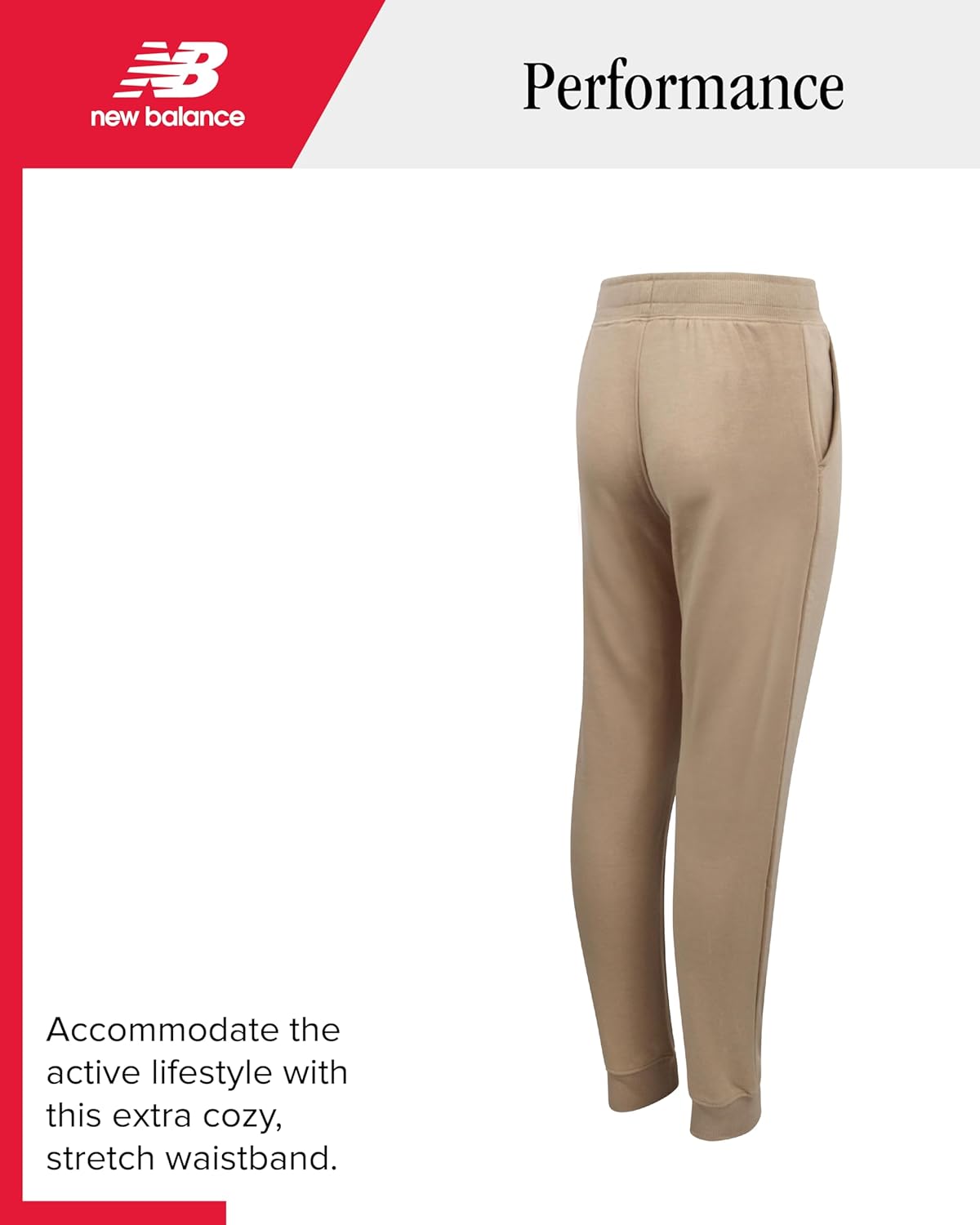 New Balance Boys Sweatpants - Active Performance Fleece Boys Joggers with Drawstring Waist - Athletic Pants for Kids (8-20) - Image 5