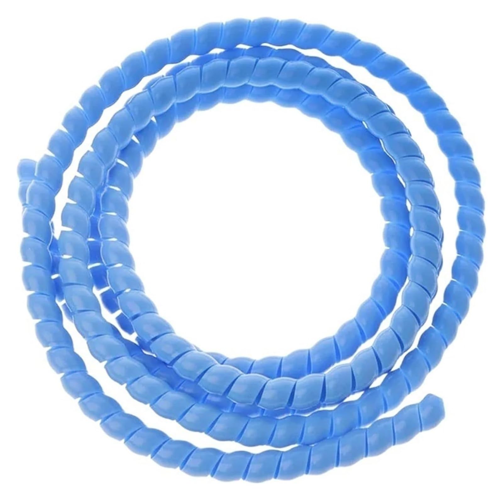 Cord Protector,Spiral Wrap 1 Meter Wire Cable Organizer 10mm 14mm Spiral Wrap Cable Winding Sleeve Tubing Cover(Blue,10mm Inside Diameter)