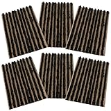 Espesor: 4mm AERZETIX: Juego de 60 mechas 4mm 10cm Negro para Kit de reparacion de neumaticos C40655