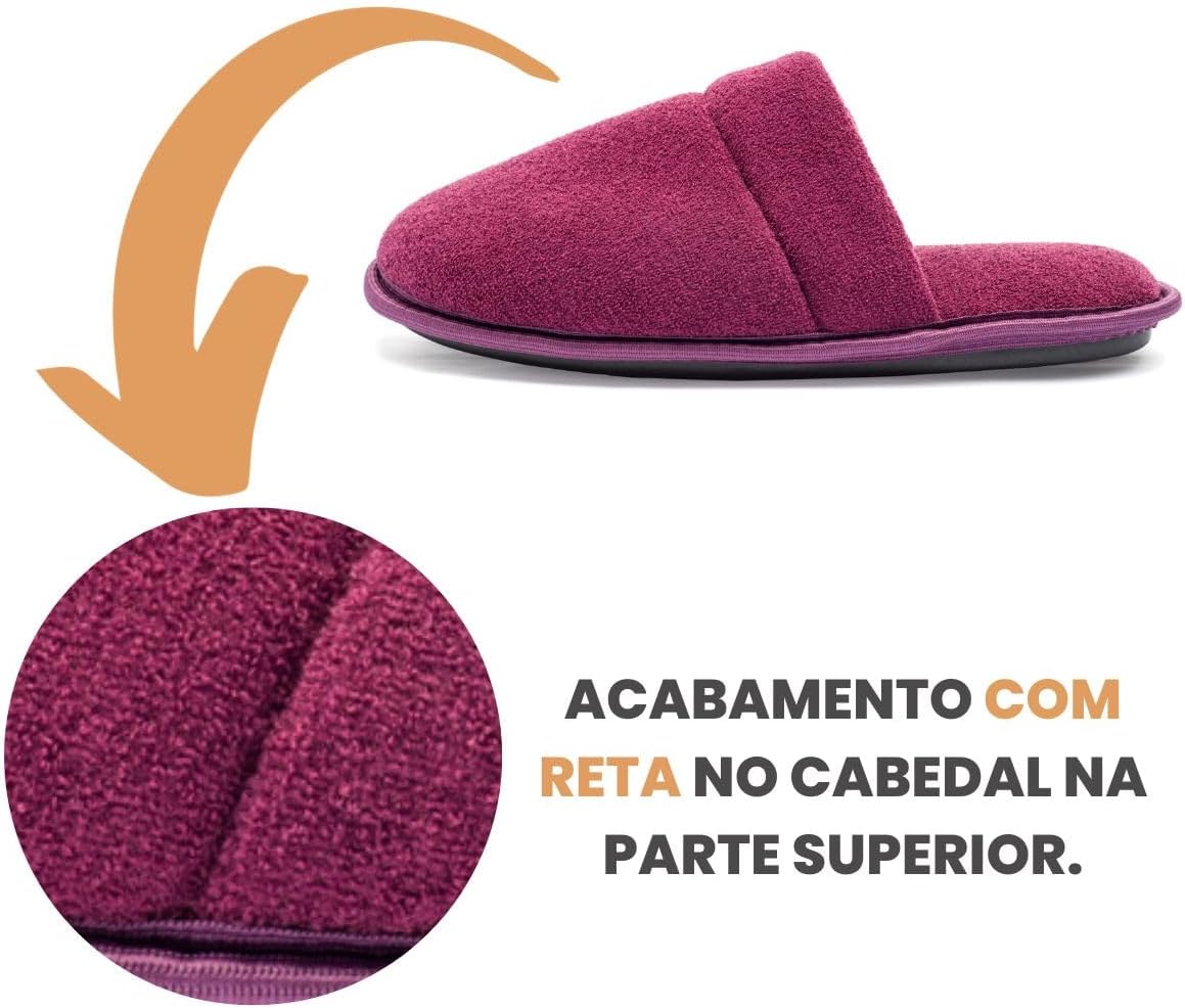 Genérico Pantufa Chinelo Tradicional Sola Antiderrapante Super Quentinha Feminino Rosa Unissex Adultos Conforto Facilidade de Uso Genérico Pantufa Chinelo Tradicional Sola Antiderrapante Super Quentinha Feminino Rosa Unissex Adultos Conforto Facilidade de Uso