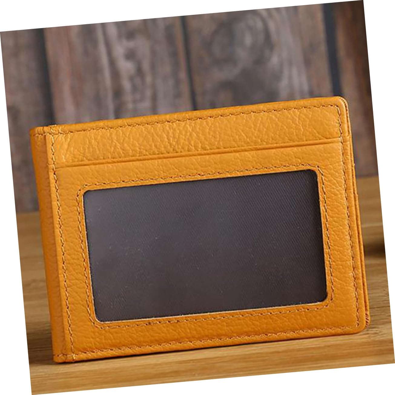 VALICLUD Business Cards Cover Leather Cards Holder Compact Cards Pack for Travel Use