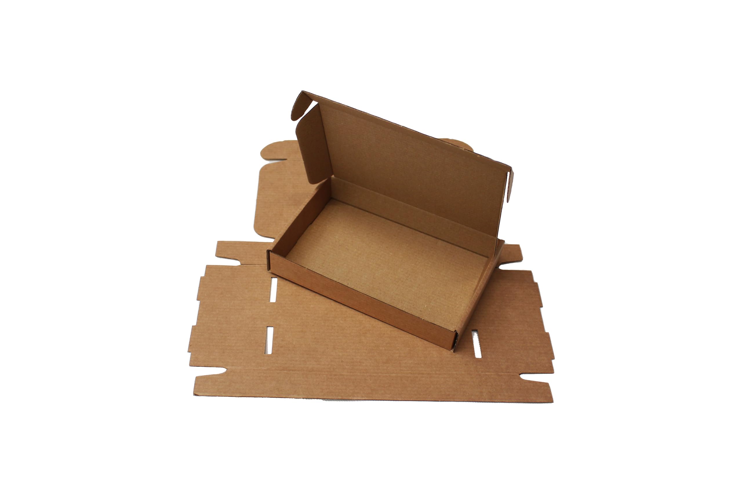 TPBK20 Postal Box 180x120x30mm 7.1x4.7x1.2" Trojan Brown Kraft Small Parcel Postal Packing Mailing Boxes Eco Friendly FSC Certified Biodegradable and Recyclable - Sold in Packs of 25