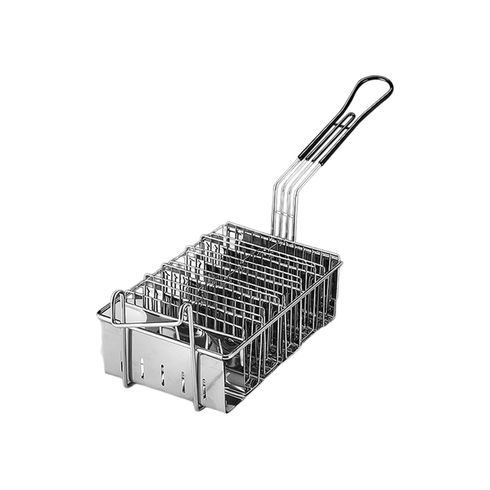 Milageto Cestello per fritture per taco, Cestello porta taco per friggitrice, Professionale, Conchiglia per taco, Conchiglia per taco per friggitrice, Cestello, 6 Griglie