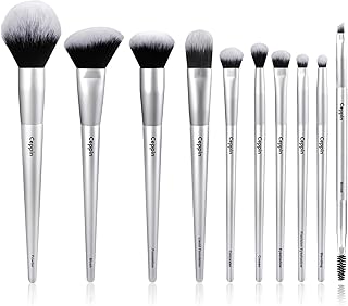 Juego de 10 brochas de maquillaje profesional...