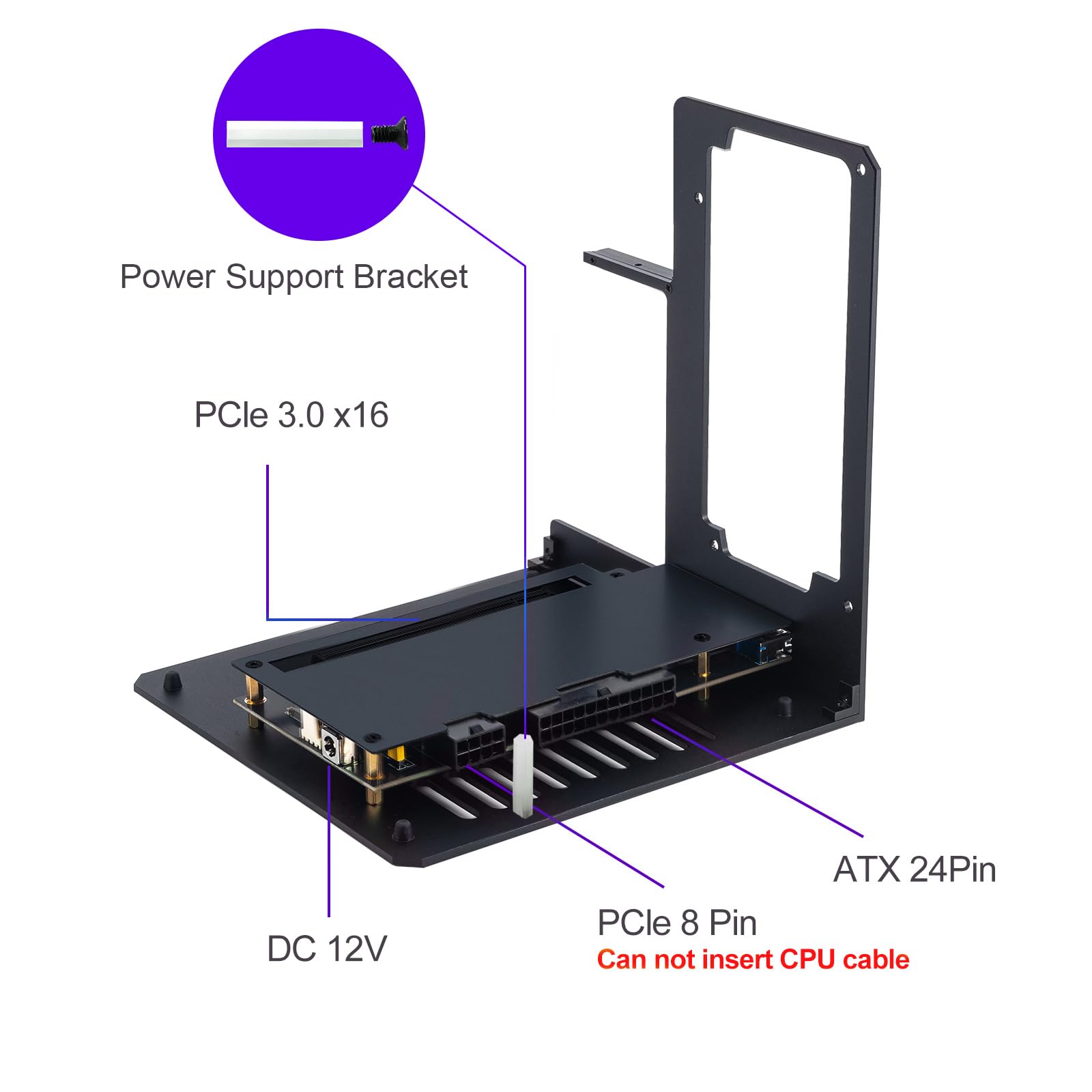 Amazon.com: GODLIY eGPU Enclosure Dock Thunderbolt 3/4 USB4 40Gbps