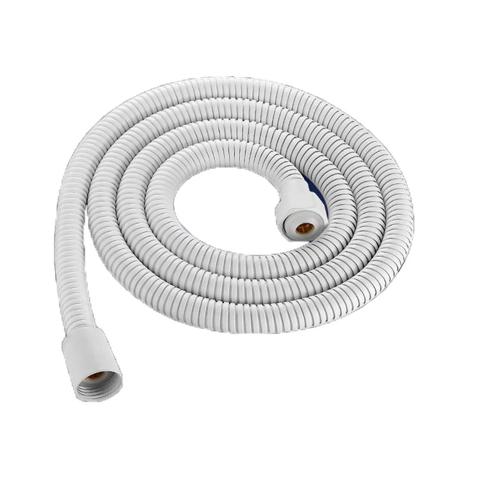 Vlqxkdpoi White Shower Hose,Gold Silver Black Stainless Steel Flexible Hose Bathroom Tube Extension Plumbing Pipe(Grey,2M)(,2M)