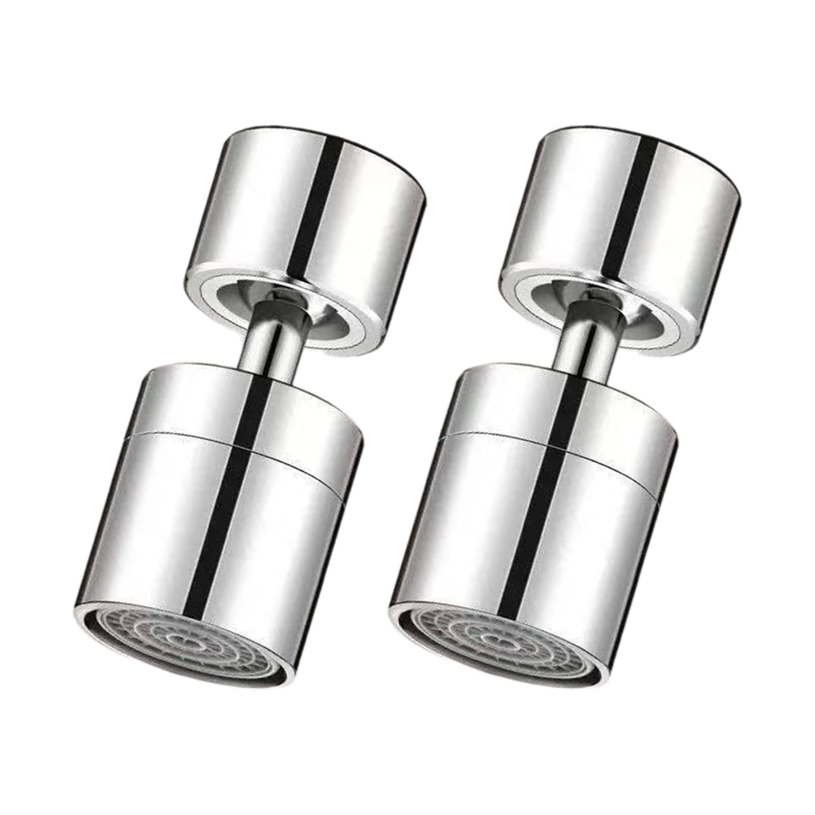 2 Pcs Tap Attachment Sink Kitchen, 360ยฐ Swivel Adjustable Faucet Aerator, Universal Tap Adapter Spray Head