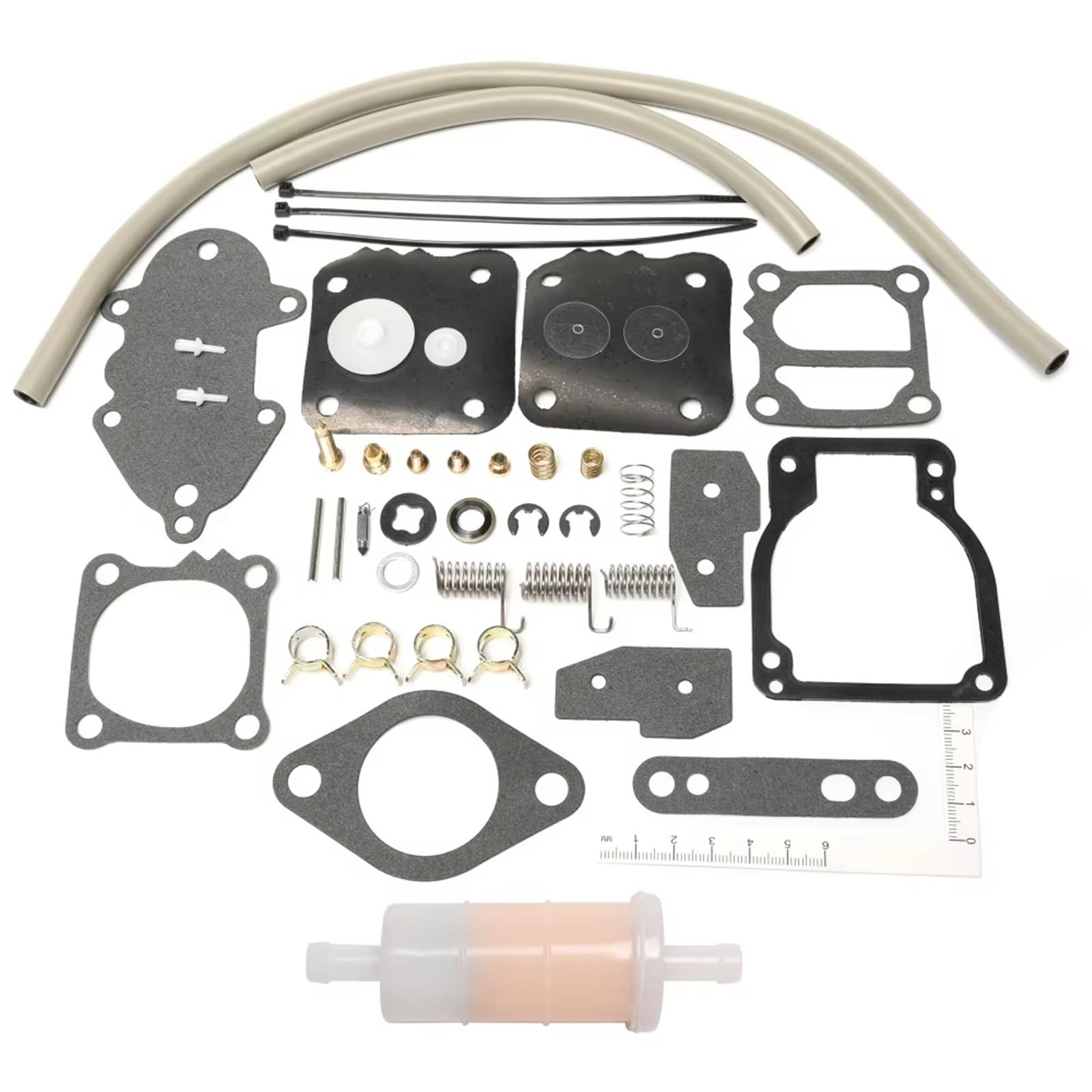 Carburatore 18-7750-1 Kit Carburatore Marino per Mercury per Motore Fuoribordo Mariner Sostituisci per Mallory 9-29707 per Penta 35254 Kit Pompa Carburante Carburatore per Motore