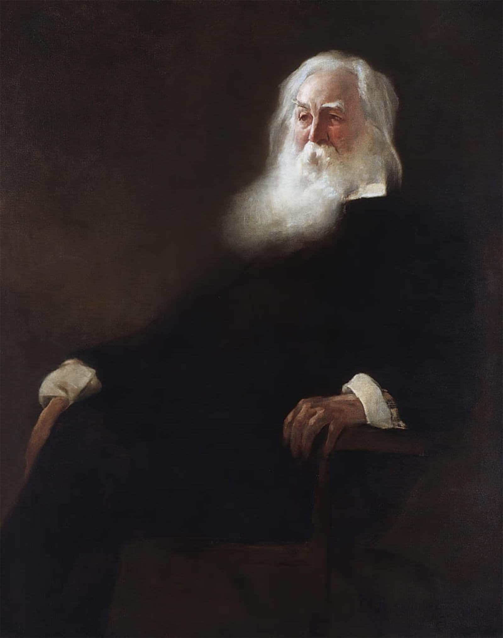 Artxlxxbn No Frame Famous Painting Art Wall Decor Abstract Art Picture Walt Whitman By White Alexander Animal Pictures For Home Decor 60X90cm