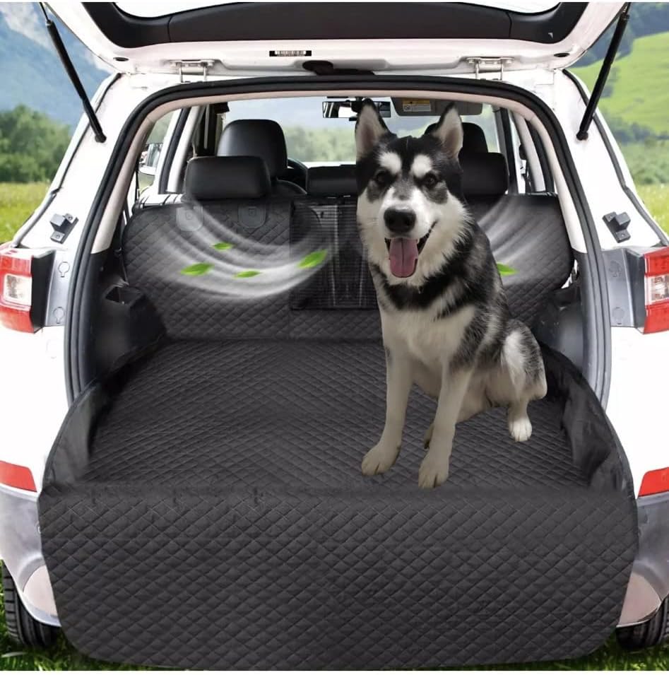 WILDBRIAR EQUIPMENT SUV Cargo Liner for Dogs with Bumper Protector - Pet Dog Trunk Cover for Back Cargo Area, Dog Car Floor Mat for…