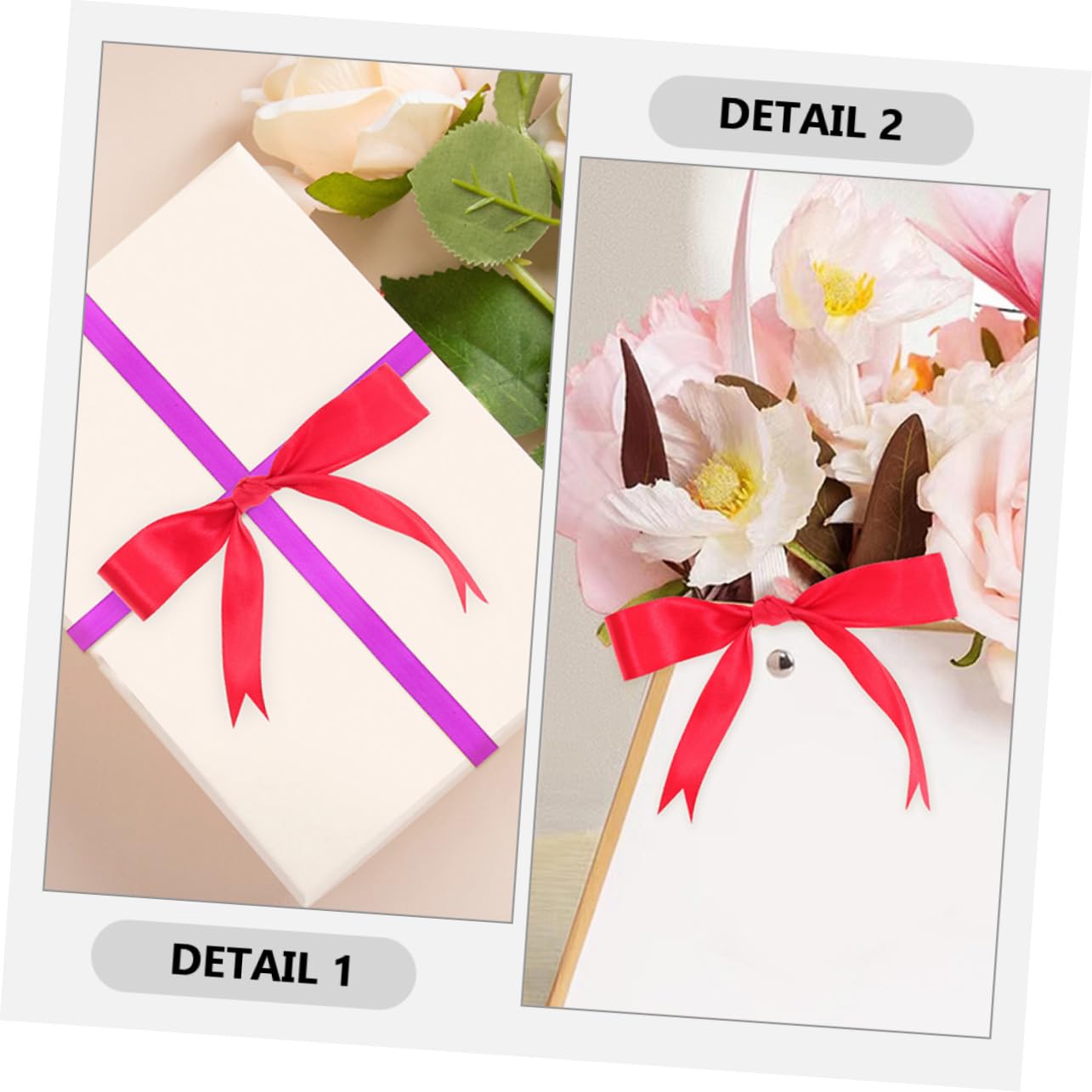 SEWACC 12rollen Geschenkband aus Polyester Bunte Bänder für Verpackung Dekoratives Geschenkband zum Schneiden Vielseitig Verwendbare Geschenkbänder Zufällige Farbe