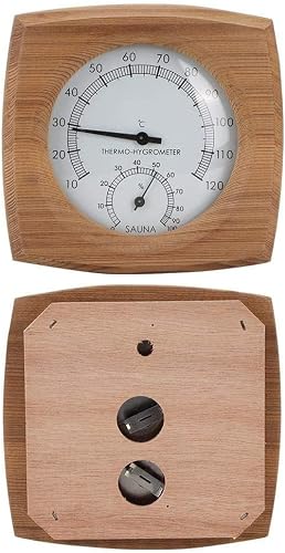 sauna hygromètre en bois Thermomètre