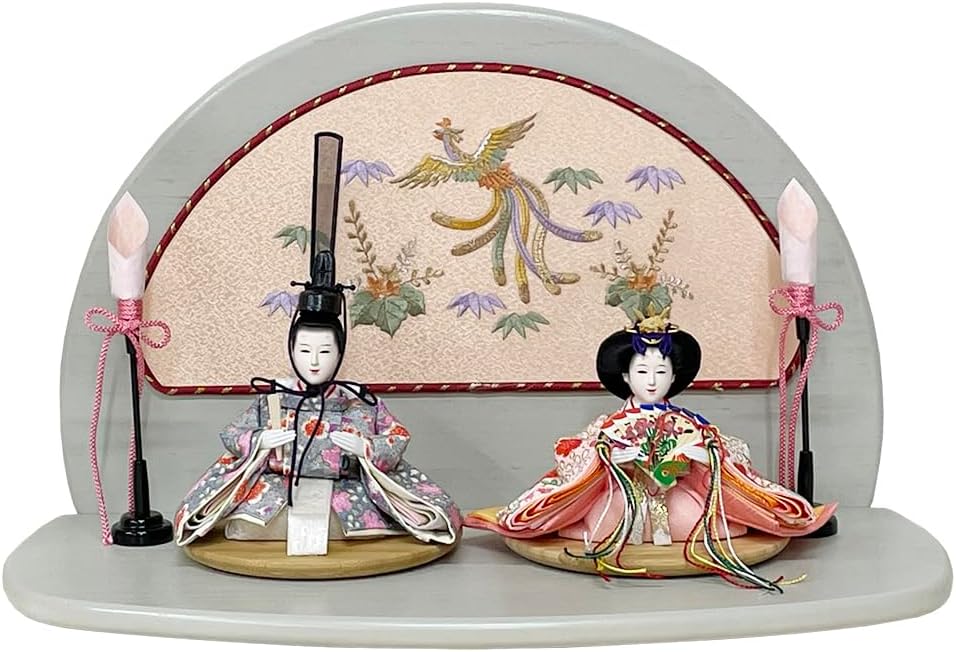 雛人形セット 和collection 陶器製 伝統的デザイン 伝統的な和風陶器人形