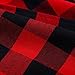Aneco 4 Pack Checkered Table Runner Cotton Plaid Table Runner Modern Plaid Design Elegant Decor for Indoor Outdoor Events 13 x 108 Inches Red and Black